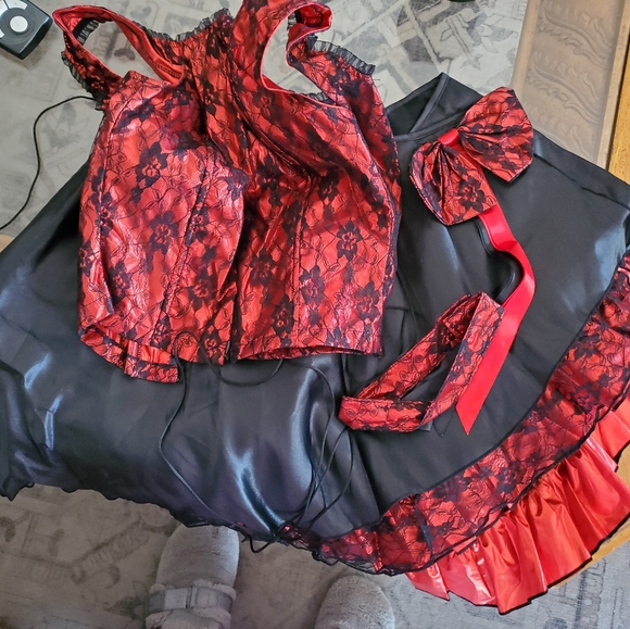 Ca Can GIRL Costume sz M - Picture 2 of 2